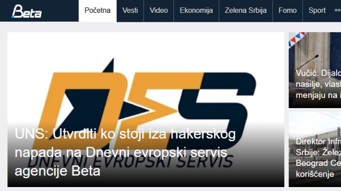 Hakerski napad na Betu